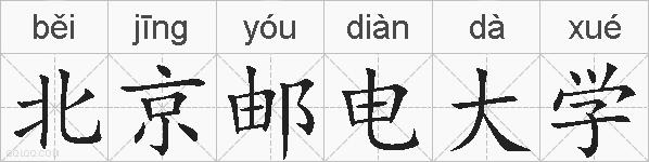 北京邮电大学的拼音
