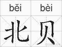 北贝的拼音