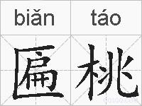匾桃的拼音