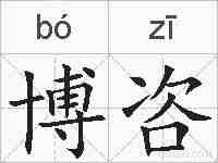 博咨的拼音