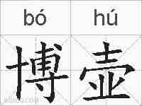 博壶的拼音