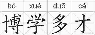 博学多才的拼音