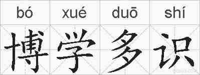 博学多识的拼音
