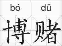 博赌的拼音