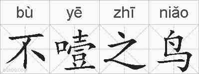 不噎之鸟的拼音