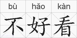 不好看的拼音