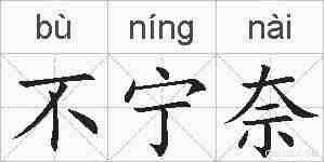 不宁奈的拼音