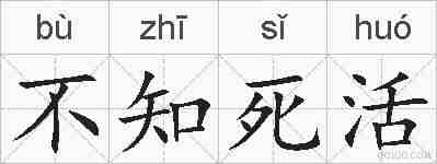 不知死活的拼音