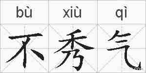 不秀气的拼音