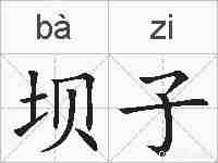 坝子的拼音