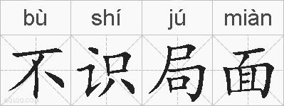 不识局面的拼音