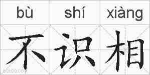 不识相的拼音
