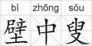 壁中叟的拼音