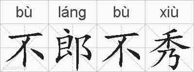 不郎不秀的拼音