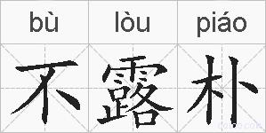 不露朴的拼音