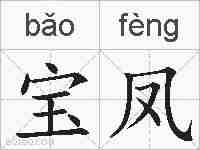 宝凤的拼音