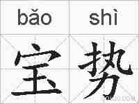 宝势的拼音