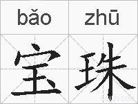 宝珠的拼音