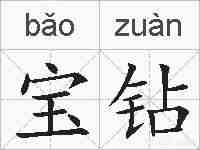 宝钻的拼音