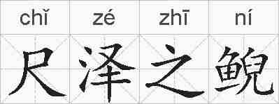 尺泽之鲵的拼音