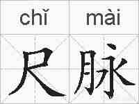 尺脉的拼音