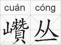 巑丛的拼音