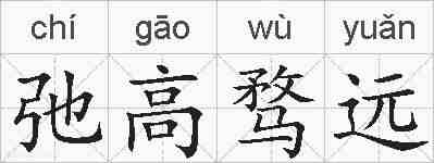 弛高骛远的拼音