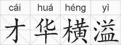 才华横溢的拼音