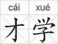 才学的拼音