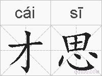 才思的拼音