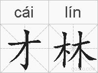 才林的拼音
