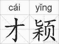 才颖的拼音