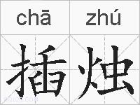 插烛的拼音