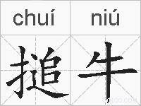搥牛的拼音