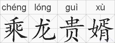 乘龙贵婿的拼音
