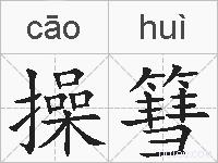 操篲的拼音