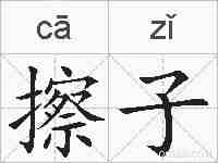 擦子的拼音