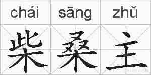 柴桑主的拼音