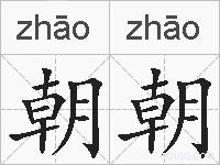 朝朝的拼音