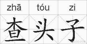 查头子的拼音
