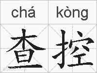 查控的拼音