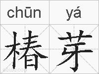 椿芽的拼音
