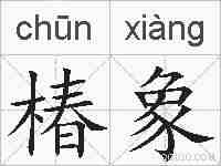 椿象的拼音