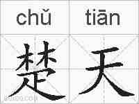 楚天的拼音