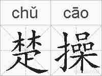 楚操的拼音