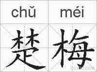 楚梅的拼音