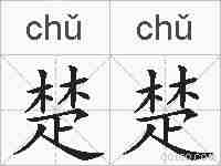 楚楚的拼音