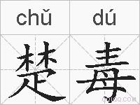 楚毒的拼音