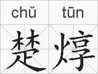 楚焞的拼音