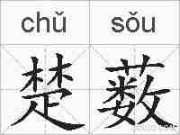 楚薮的拼音